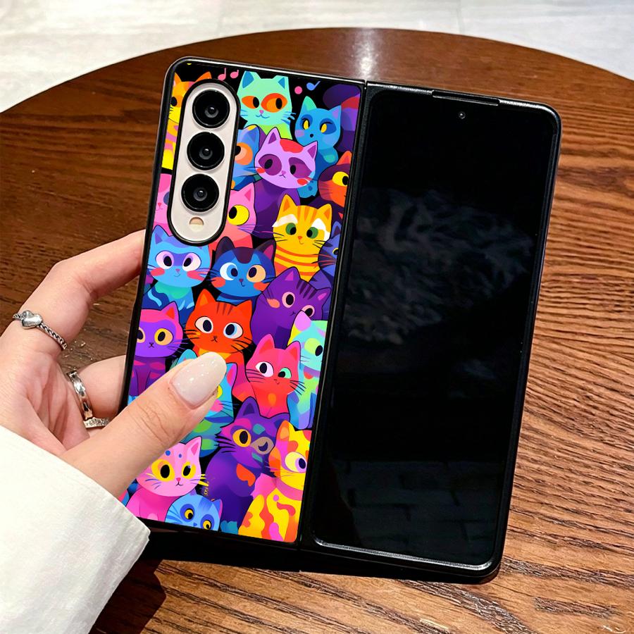Full Cover Cat Phone Cover Cas - Phone Cases Z Flip 5 评论和价格