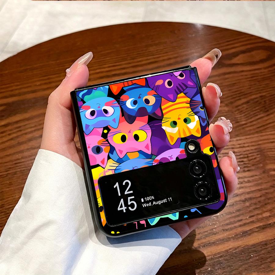 Full Cover Cat Phone Cover Cas - Phone Cases Z Flip 5 评论和价格